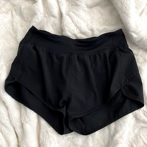 FOREVER 21 black RUNNING SHORTS